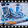 SneakFreaxx Chaussettes Sneak Woof Puppy Bleu